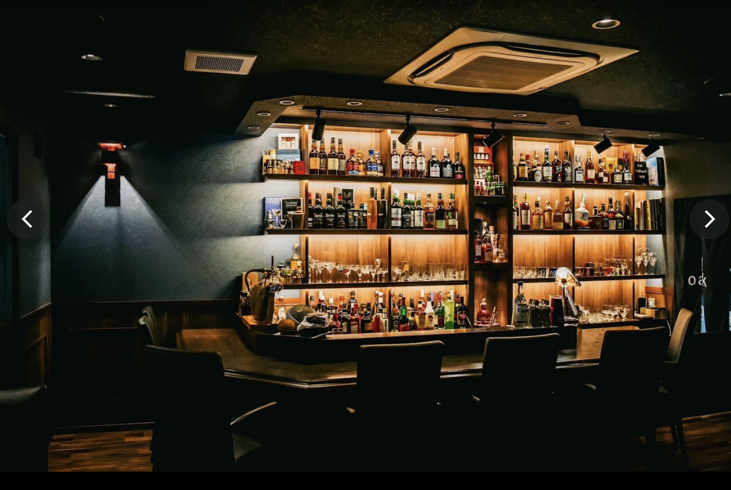 bar oak 内観