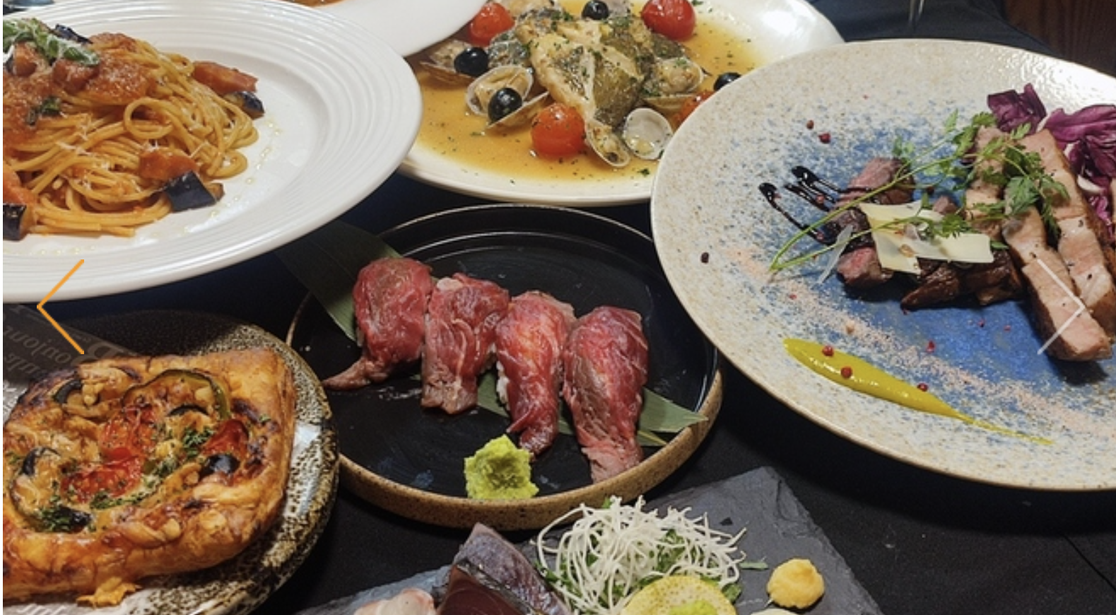 肉と魚和バル八 内観