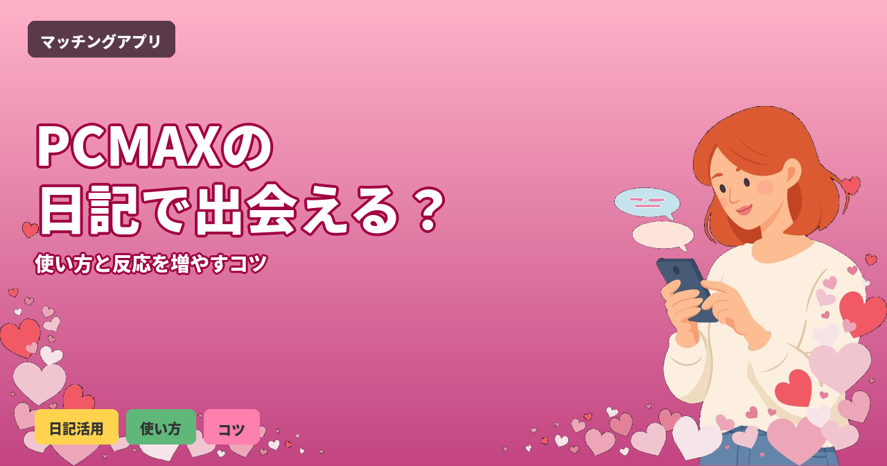 PCMAX 日記 出会える