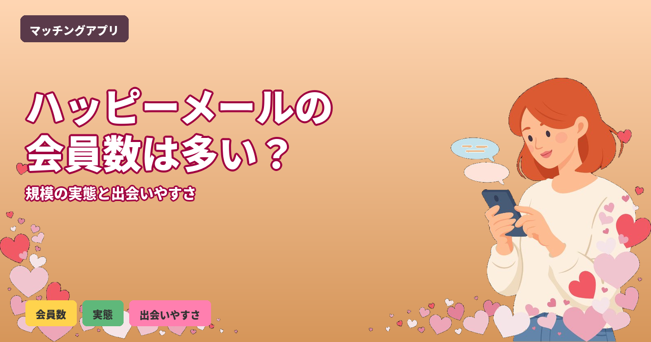 ハッピーメール 会員数