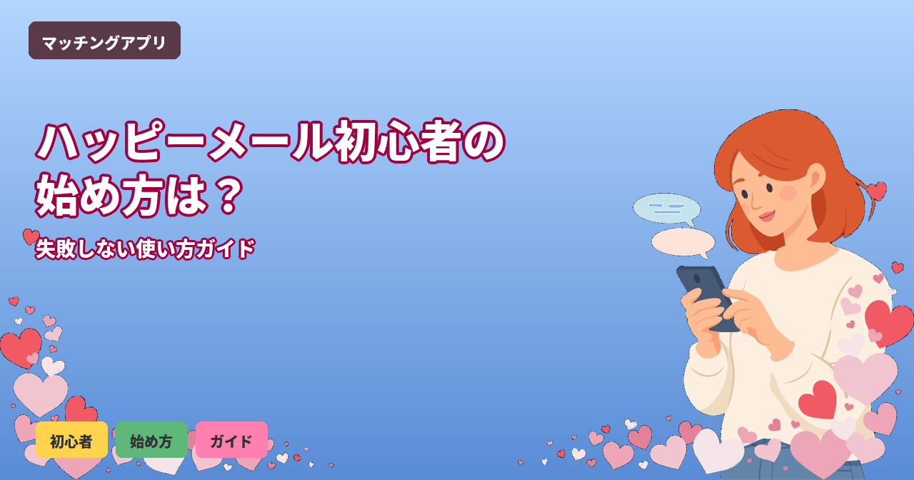 ハッピーメール 初心者