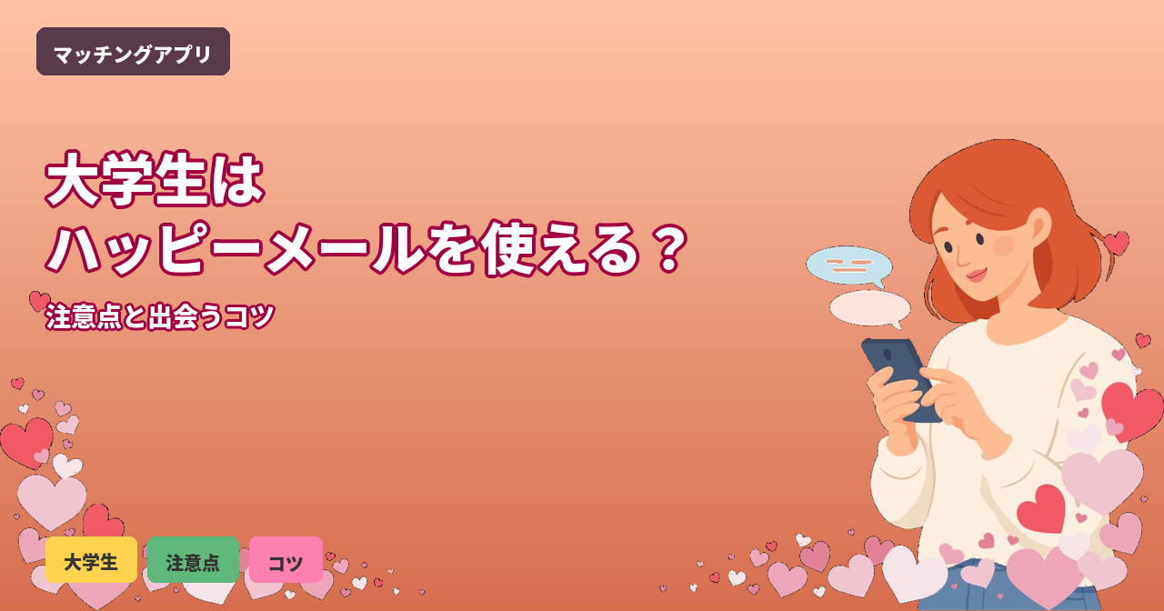 ハッピーメール 大学生