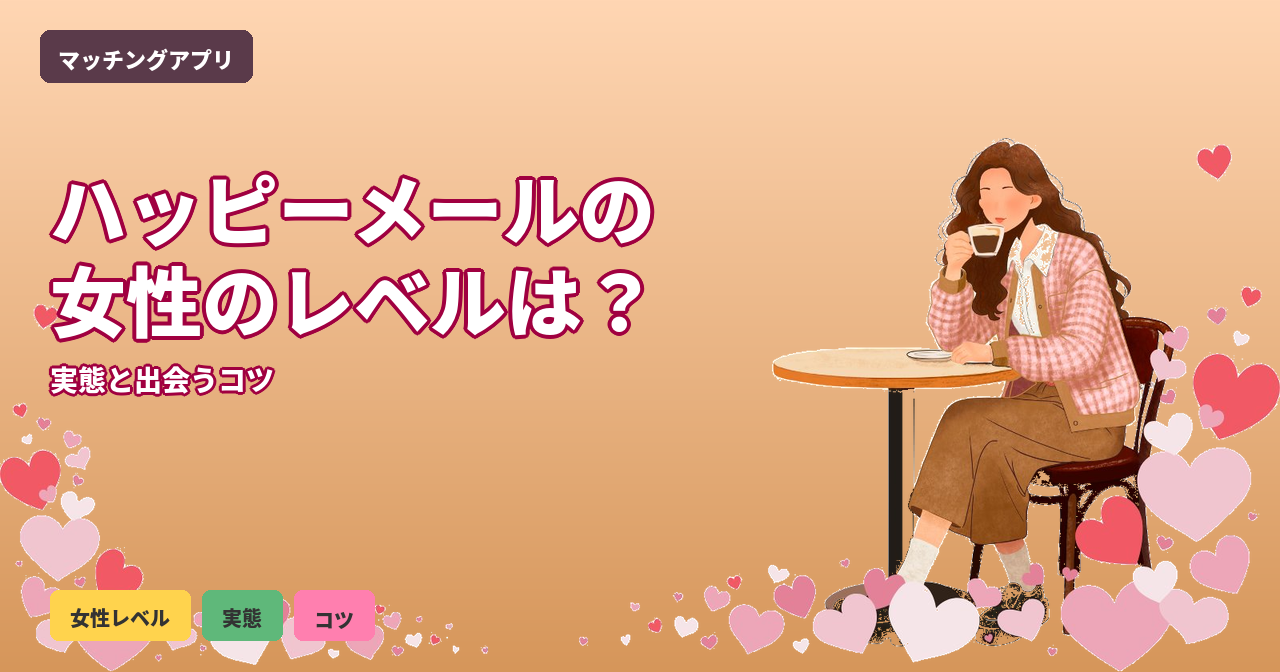 ハッピーメール 女性 レベル