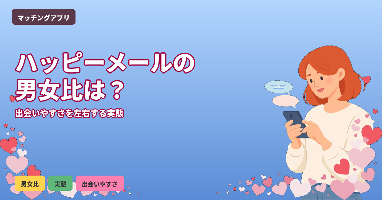 ハッピーメール 男女比