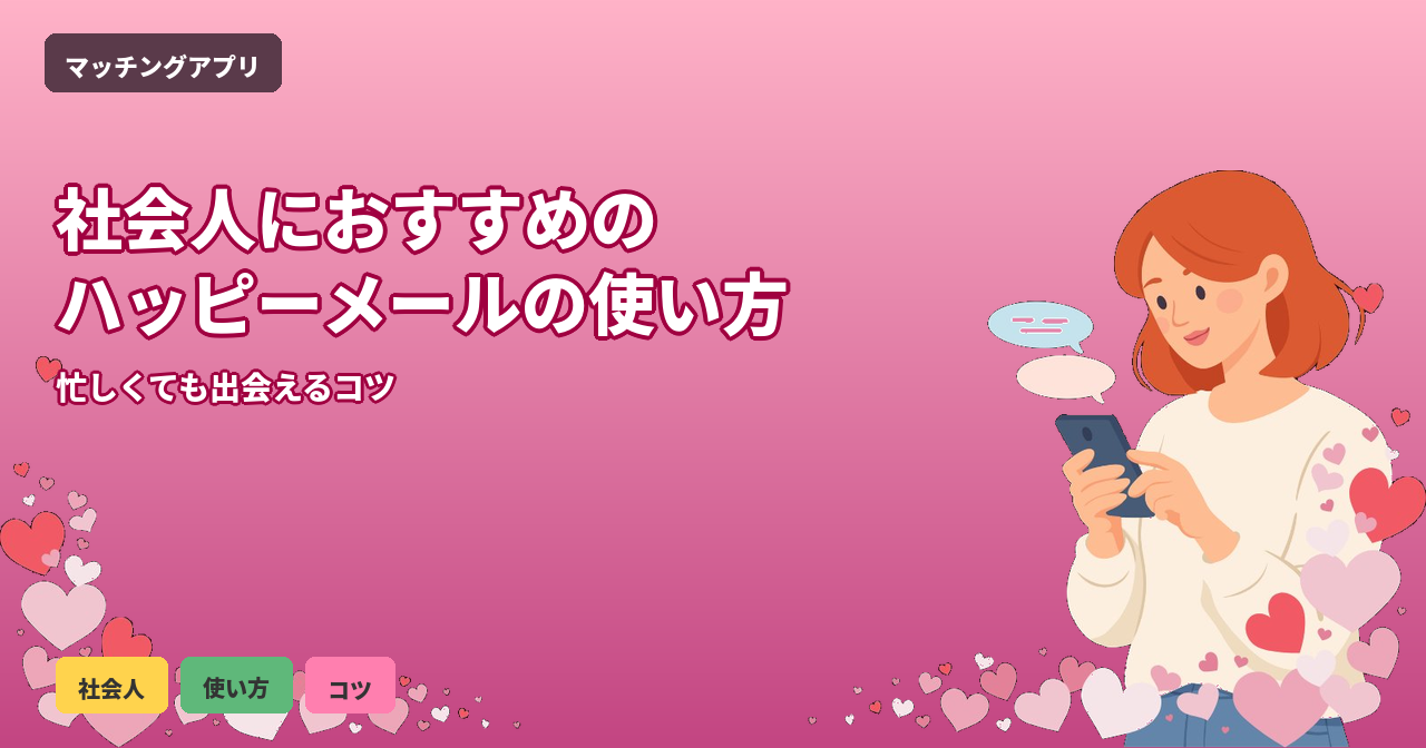 ハッピーメール 社会人