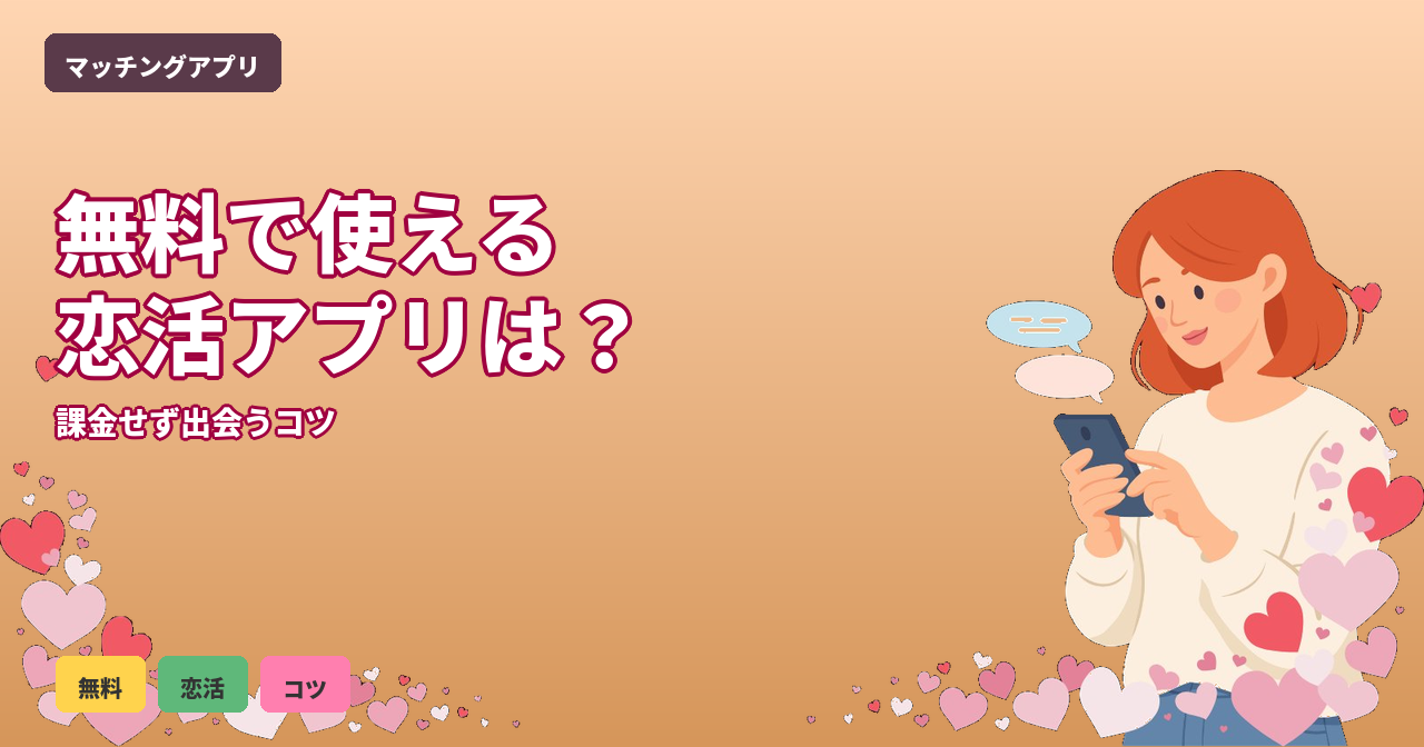 恋活アプリ 無料